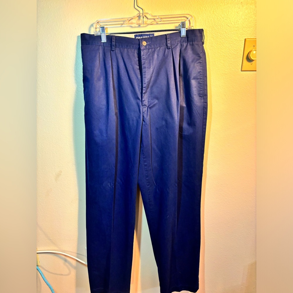 Polo Ralph Lauren navy blue pleated‎